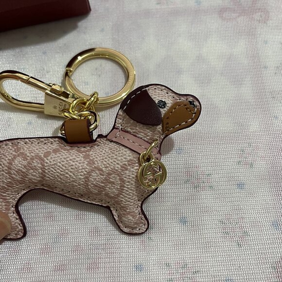 Gucci GG Emblem Series Dachshund Keychain - Picture 7 of 8